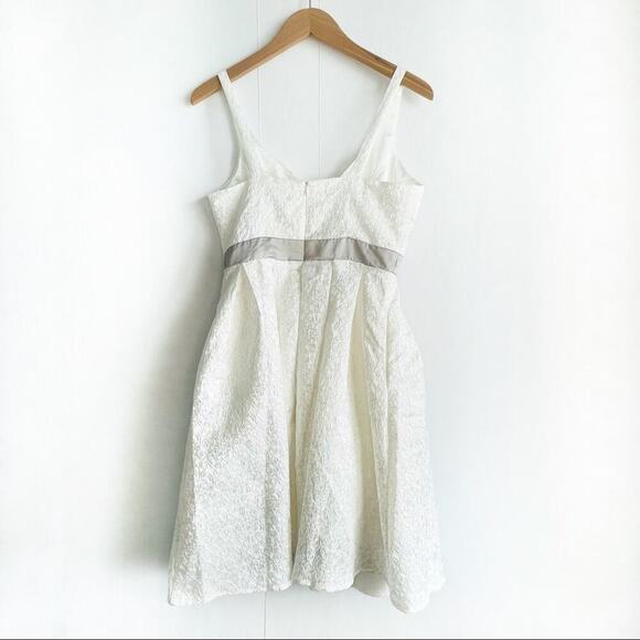 ModCloth Liza Luxe white fit and flare dress - Picture 9 of 10